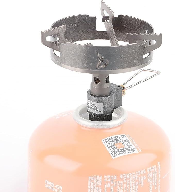 BRS Stove BRS 3000T Stove and Windscreen Combo Set Titanium Windshield Camp Wind Screen with Storage Box for Outdoor Camping Backpacking