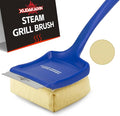 XUDAKAIXIN 19" Large Bristle-Free Steam Grill Brush,Replaceable BBQ Cleaning Head,Safe Grill Accessories for Cast Iron/Porcelain/Weber Gas/Charcoal Grill,Grill Cleaner for Outdoor Grill
