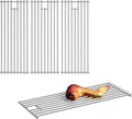 19.5''D x 30''W Grill Grates Replacement for Angus：47628（LP）、47629（NG），Silver Stainless Steel Grill Grate for Brahma：57568（LP）、57569（NG）,4Pack Grill Grates for Outlaw：26038、26039