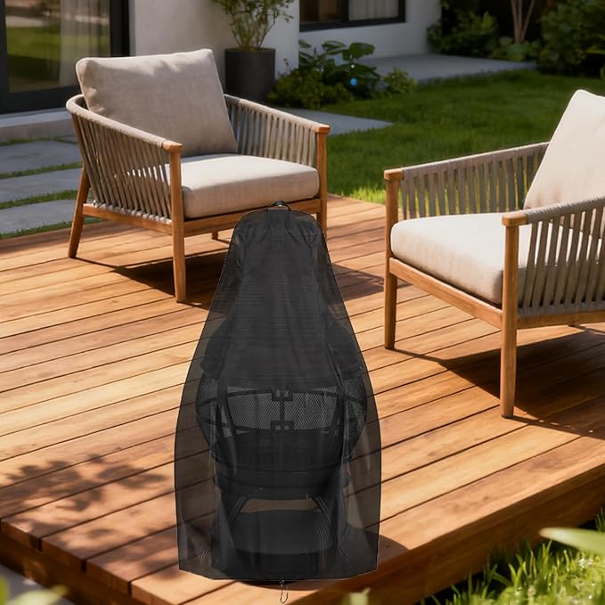 Chiminea Cover for Giantex Wood Burning Chiminea, Waterproof Outdoor Fireplace Fire Pit Cover-20"D x 44"H
