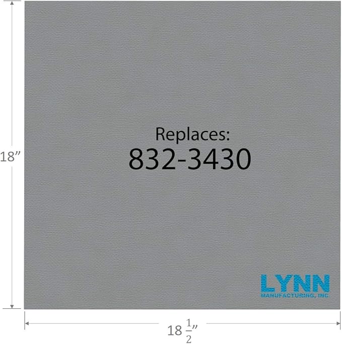 Lynn Manufacturing Replacement Quadrafire Baffle Board, 5700 ACT, Step Top, 832-3430, 2368A