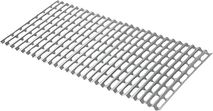 Restaurantware Foil Lux 19.7 x 12 Inch Barbecue Grill Liners 10 Disposable Grill Sheets - Easy-To-Use Oven-Ready Aluminum Grill Liners Heat-Tolerant Fits Most Standard Grills