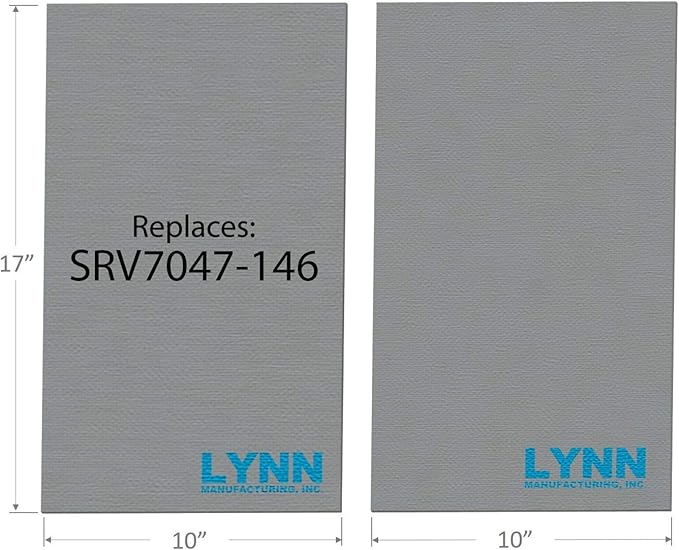 Lynn Manufacturing Replacement Quadrafire Baffle Board, 5100 Acc, SRV7047-146, Set of 2, 2366A