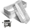 6498 Drip Pan Liners for Weber SmokeFire EX4/EX6/EPX6, Foil Grease Pan for Weber Genesis II 400 & 600, Summit 400/600 Series Grills, 6417 Grease Tray Liners for Weber 28''/36" Griddle, 15 pack