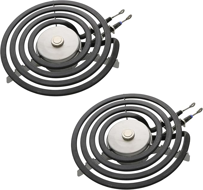 Endurance Pro WB30X31058 4 Turn 6" Oven Range Safety Sense Surface Heat Element 240V 1500W Sensor Replacement for GE AP6833461, 4929234, PS12702985 (Two 6")
