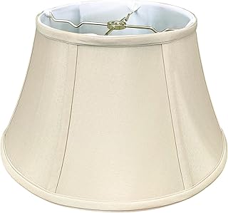 Royal Designs Shallow Drum Bell Billiotte Lamp Shade - Beige - 13 x 19 x 11.25
