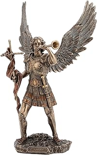 Veronese Design13 Inch Archangel Saint Gabriel Statue Cold Cast Resin Bronze Finish