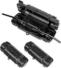 3 Pack Outdoor Extension Cord Safety Cover with Waterproof Seal IP54 Water-Resistant, Weatherproof Electrical Connection Box with 2 Latches, Plug, Socket, Holiday Decoration Light, Black