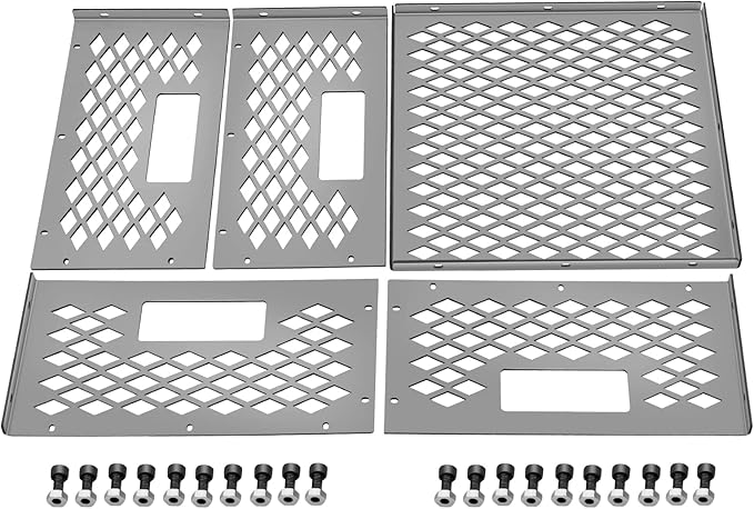 Stainless Steel Charcoal Basket Smoker Box for Oklahoma Joe's Smoker, Firebox Smoker Accessories for Most Offset Smoker Grill, Outdoor Cooking Charcoal Box Parts, 10" x 10" x 6"