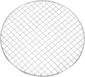 uxcell Round Cooking Rack, Dia 10.4 Inch Stainless Steel Grill Grate Cross Wire Barbecue Grill for Cooking Baking Air Fryer Racks, Silver