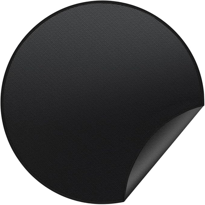 24" Fire Pit Mat for Solo Stove Bonfire Round Fireproof Under Grill Mat Oil Proof Waterproof BBQ Pad for Deck Patio Grass Outdoor Grill Accessories Portable and Reusable