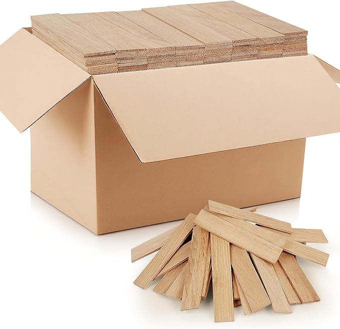 10 Lb Ultra-Thin White Oak Hardwood Fire Starter Sticks, 5.9 in Kiln Dried Mini Kindling Wood for Tabletop Smokeless Fire Pits, Pizza Ovens, BBQ, Chimineas, Fireplaces & Wood Stoves