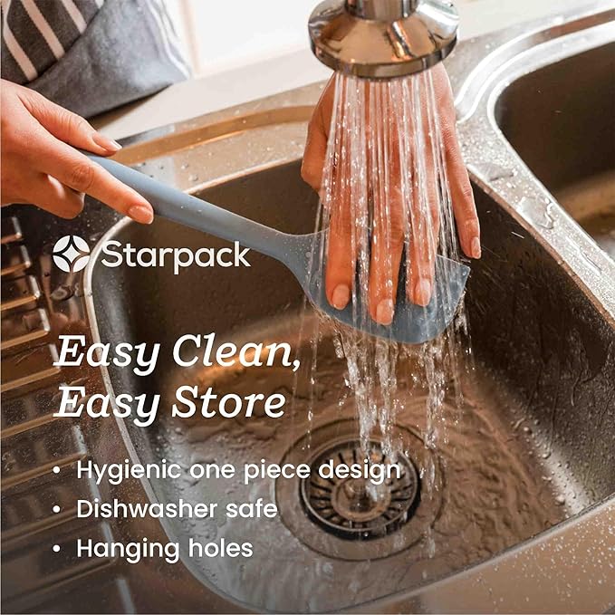 Starpack 'Brush it On' Silicone Basting Brush for Cooking - Grill Basting Brush High Heat Resistant 600°F - Pastry Applicator for Cooking and Baking - Silicone Oil Tool - BBQ Sauce Brushes