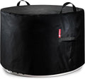 SheeChung Fire Pit Cover for Solo Stove Yukon 27",Outdoor Smokeless Round Firepit Covers,Waterproof 600D Tear Resistant,Air Vents,Weather Resistant-Fit for 24"-28" Gas/Table /Bowl Fire Pits,28"Dx18"H