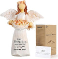 Kohehe Grandma Gifts,Grandma Birthday Gifts from Granddaughter,5.12" Handmade Angel Figurine,Meaningful Grandmother Gift Ideas for Birthday Christmas Mothers Day
