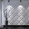 Art3d White 3D Wall Panel PVC Flower Design Cover 3 Sq Meter, for Interior Wall Decor in Living Room, Bedroom, Lobby, Office, Shopping Mall