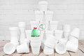 40 Pcs White Terracotta Pot - 2.5 Inch Mini Clay Pots with Drainage Holes Flower Nursery Terra Cotta Pots for Succulent Plants, Crafts, Wedding Baby Shower Favor