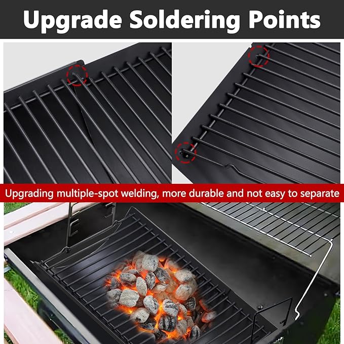 Criditpid 23.62"- 42" Adjustable Ash Pan for Char Griller 5050 5650 2121 5072 3001 2828 2123 2823 2929, Grill Charcoal Tray Ashpan Replacement Parts for Royal Gourmet, Oklahoma Joe's Charcoal Grills