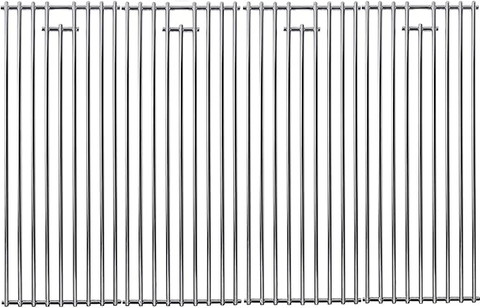 8mm 4 Pack Bull BBQ Lion Premium BBQ Grill Grate Replacement Parts For Bull 16517 BBQ Angus, Brahma, Lonstar Select, Outlaw Steer Premium, Lonestar Select, 7 Burner Premium, 65073 L60000 L75000 L90000
