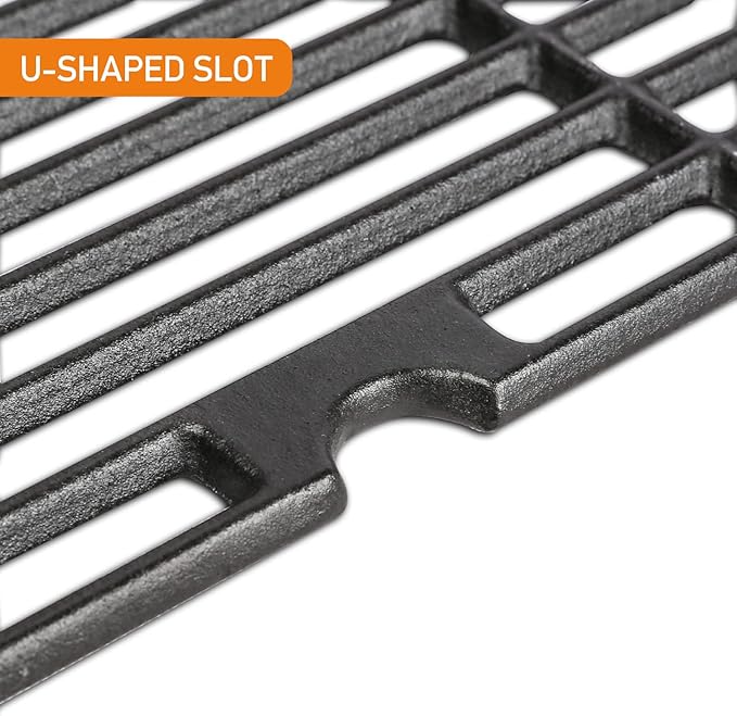 Hisencn Grill Grates Replacement for Charbroil 2 Burner Grills, Thermos 461633514, Tru Infrared 463251414, 463633316, 463251413, 463250210, 463250212, Grids Replacement for G460-0500-W1 G309-0019-W2