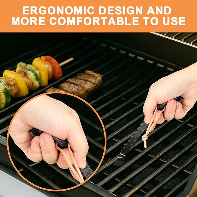 Universal Grate Mover Replacement Parts for Big Green Egg BBQ Grate Lifter, Char-Griller, Weber Grill Grate Lifter Tool, Pit Boss, Primo Vision Louisiana Grills, for Most Charcoal Grills & Gas Grills