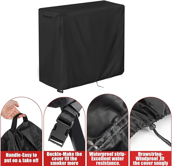 Outdoor Fryers Cover for FIRE RIOT Deep Fryer with Double Burner Propane Stove Outdoor, Portable Waterproof Turkey Fryer Cover - 29" D x 18.5" W x 31" H