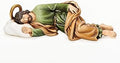 Joseph's Studio by Roman 8.25" W Sleeping St. Joseph Figure, Renaissance Collection Religious Tabletop Décor