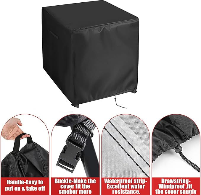 Single Burner Propane Stove Cover Fit for GasOne / for ARC, Waterproof Outdoor Camping Stove Cover, Propane Gas Cooker Covers For Turkey Fry, Seafood Boil - (17x17x17 inch)
