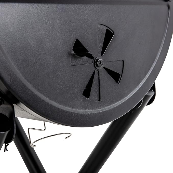 Char-Griller E1816 King-Griller Gambler Portable Charcoal Grill in Black