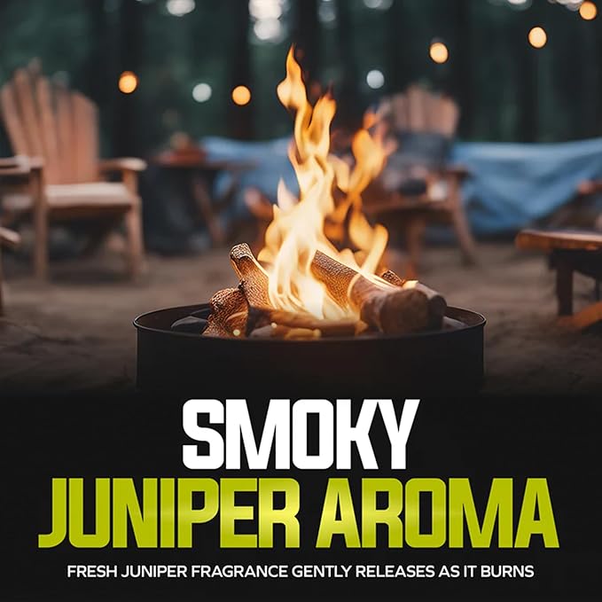 JFIREWOOD1.5 Sun Joe Smokin' Joe's Firewood, Kiln Dried Clean-Burning Juniper Firewood for Solo Stoves, Firepits, Fireplaces or Cooking, 20 Logs