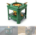 Portable Kerosene Stove 8-Wicks, Camping Stove & Fogon de Petróleo para Cuba, Multi-Fuel Kerosene Heater for Outdoor Cooking, Hiking, Backpacking, Emergency Stove Use (Square)