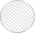 uxcell Round Cooking Rack, Dia 7.9 Inch Stainless Steel Grill Grate Cross Wire Barbecue Grill for Cooking Baking Air Fryer Racks, Silver