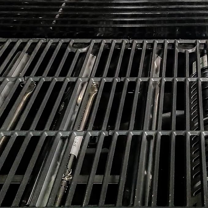 Uniflasy Cast Iron Cooking Grates fits CharBroil 2-Burner 463630021 463655021 463655421 463655621,Grids for Charbroil 463660421 463654022 463660021 463644220 463632320 Replacement Grill Grates