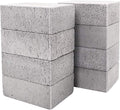 HATOKU 8 Pack Grill Brick & Griddle Stone Cleaning Block, Pumice Stone for Cleaning Oven, Stove, BBQ Grill, Commercial Grade Cleaner for Cookers, Frying Pans, Racks, Flat Tops