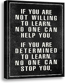 Ploceiny Inspirational Office wall art Motivational posters for home decor Positive Quotes wall prints Encouragement Gifts Positive Sayings for preppy wall decor 16”X24”. A-407