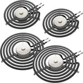 Endurance Pro 4 Pack WB30X31057 WB30X31058 Oven Range Safety Sense Sensor Heat Elements for GE 240V (Four (2 6" + 2 8"))