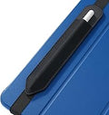 MoKo Pencil Case Holder Fit The Apple Pencil (Pro and USB-C and 1st and 2nd Gen), Detachable Elastic Pocket for Stylus Pen with Elastic Band Attached to iPad Case, Black