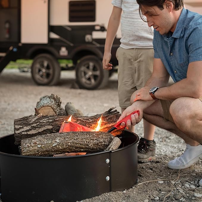 Tiki Fire Starter 10-Pack – Easy-to-Use Wood Pellet Fire Starters for Smokeless Outdoor Fire Pits & Indoor Fireplaces, Quick Lighting for Smokeless Fires, Ideal for Camping, Backyard, and Fireplaces