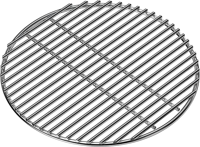 onlyfire Stainless Steel High Heat Charcoal Fire Grate for X-Large Big Green Egg, Weber 22 Inch Charcoal Grills -17 Inch
