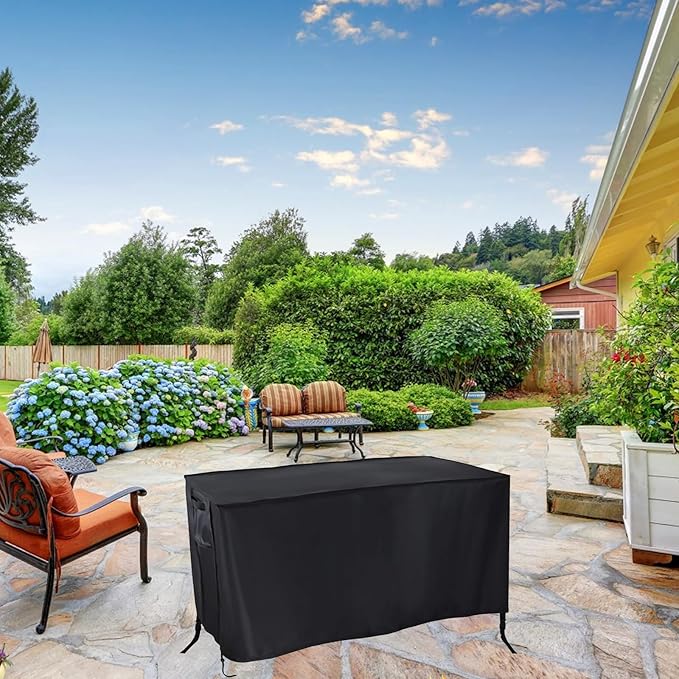 Patio Fire Pit Cover Rectangular Square Round, Firepit Cover Outdoor Waterproof Weatherproof Gas Firepit Table Cover- Customized
