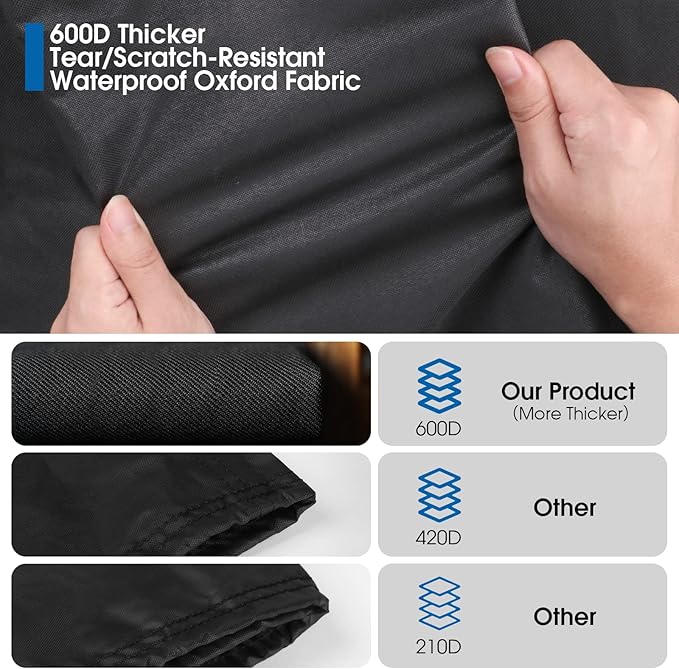 Fire Pit Cover Round 25 inch,Outdoor Wood Smokeless Firepit Cover Round,Waterproof Small Firepit Cover 600D- 25 X 25 X 18 Inch