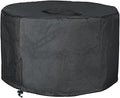 Fire Pit Cover for Solo Stove Bonfire Outdoor Smokeless Firepit, Small Round Waterproof 600DPolyester Shelter, Heavy Waterproof Protective Solo Stove Accessories,Solo Stove Yukon Cover (Black)