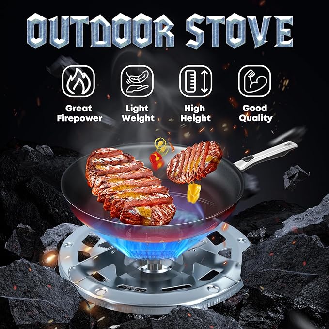 Light Weight Outdoor Propane Stove For Camping, RV travel, Outdoor, Yard Cooking
