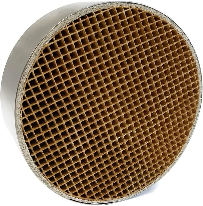 Midwest Hearth Wood Stove Catalytic Combustor Replacement Catalyst Dutchwest Englander (6" x 2" Round Ceramic) Made in USA