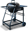 SnS Grills 22-Inch Charcoal Grill and Smoker — MasterKettle with Patented Slow ‘N Sear Deluxe Insert, 304 Stainless EasySpin Grate, Integrated Side Table, 10-Year Warranty.