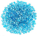 Mr. Fireglass Caribbean Blue Fire Glass Beads, 1/2 Inch Reflective Round Fire Glass Drops Rocks for Outdoor Fire Pit, Fireplace and Fire Pit Table, 20 Pounds