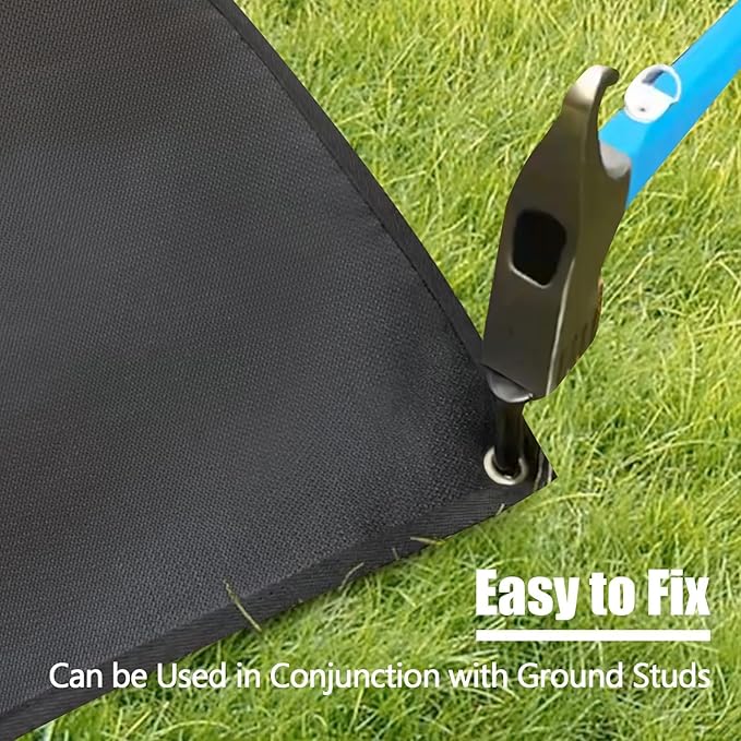 TOHONFOO 90 x 48 in Extra Large Grill Mat for Outdoor Grill - Grilling Mats for Outdoor Grill to Protect the Deck, Patio, Pavers - Easy to Clean BBQ Mats - 1mm