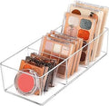 JessLab Acrylic Organizers, Bathroom Organizer for Drawer, Cosmetic Display Cases for Vanity, Countertop, Desk, Kitchen, and Makeup Storage, 3-Section