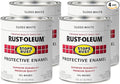 Rust-Oleum 7792504-4PK Stops Rust Brush On Paint, Quart, Gloss White, (Pack of 4)