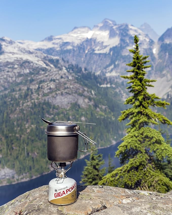 Snow Peak GigaPower Stove, Backpacking, Camping, Lightweight, Automatic Ignition